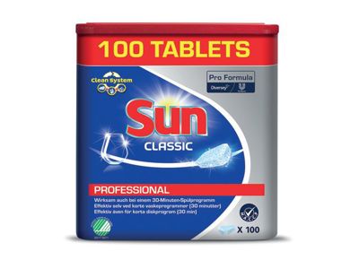 Maskindisk tabletter SUN Pro 100st/fp